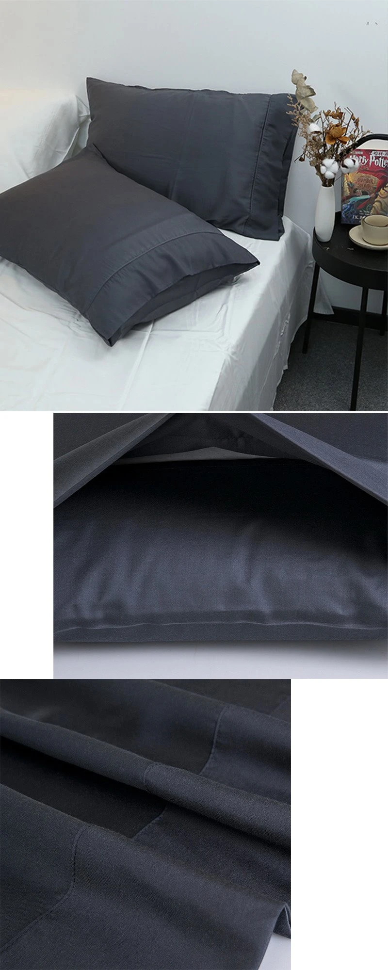 pure bamboo pillowcase Bamboo fiber itself is hypoallergenic, so this pillowcase is perfect for people with sensitive skin