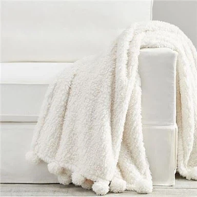 سپر نرم گرم شیرپا کمبل پھینکیں۔