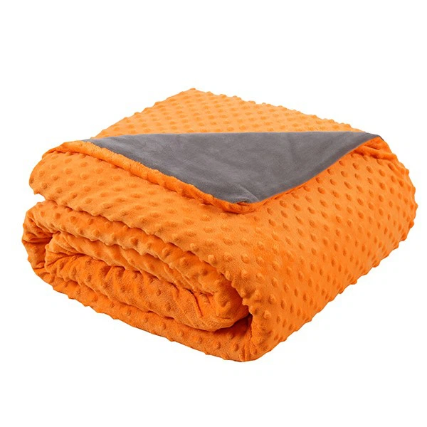 weighted blanket with glass beads