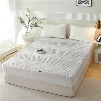 بڑے لاٹس بیڈ بگ میٹریس کور ٹاپر فیکٹری کو زپ کیا گیا ہے۔